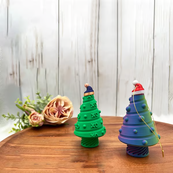🎅Christmas Hot Sale -🎄3D Printed Christmas Tree Stasher Ornament💸