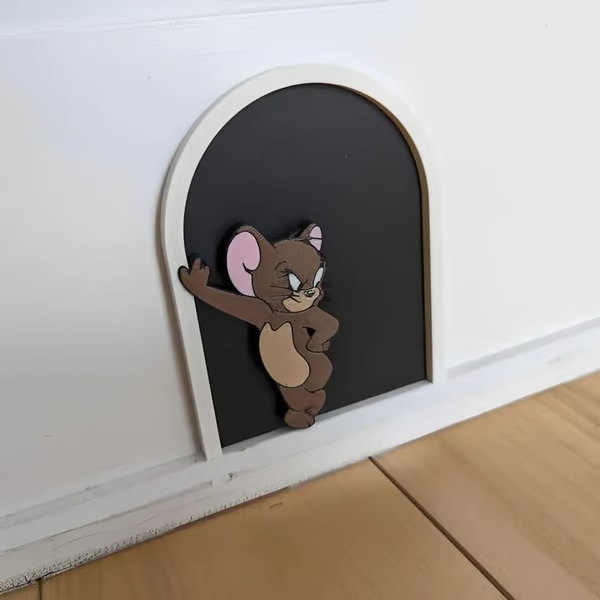 🎅Christmas Hot Sale -🎄Tom and Jerry Decorative Wall Hole