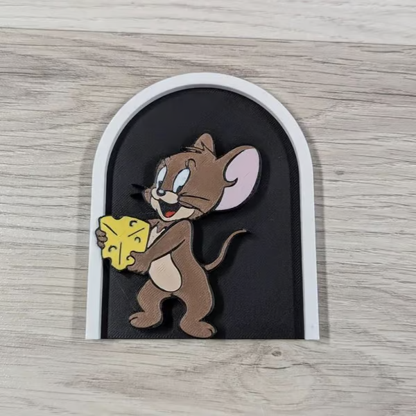 🎅Christmas Hot Sale -🎄Tom and Jerry Decorative Wall Hole
