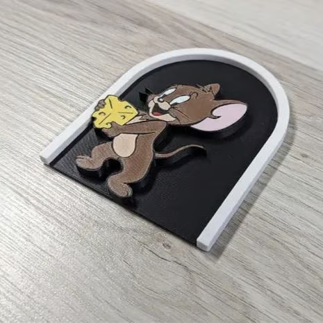 🎅Christmas Hot Sale -🎄Tom and Jerry Decorative Wall Hole