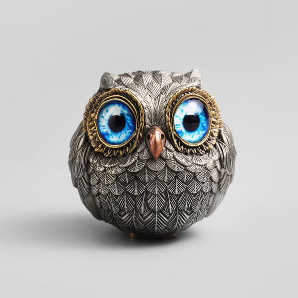 🔥LAST DAY SALE 49% OFF🦉Bronze Lucky Owl Guardian-The Wise Watcher of the Felt