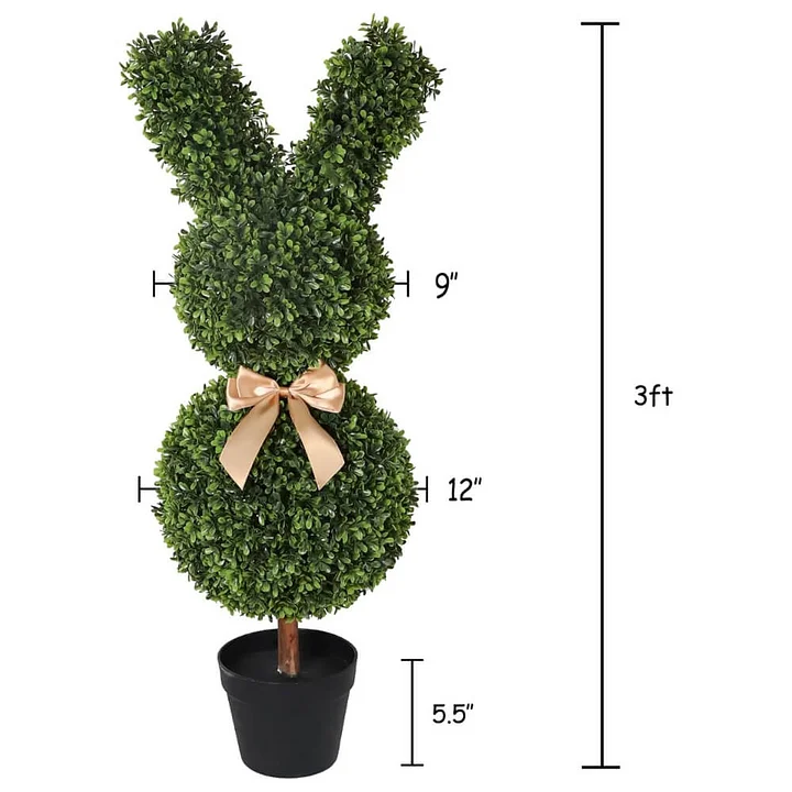 Luxury Easter Bunny Topiary