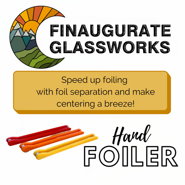 🔥LAST DAY 50% OFF🔥Hand foiler 7/32" for stained glass copper foiling tool