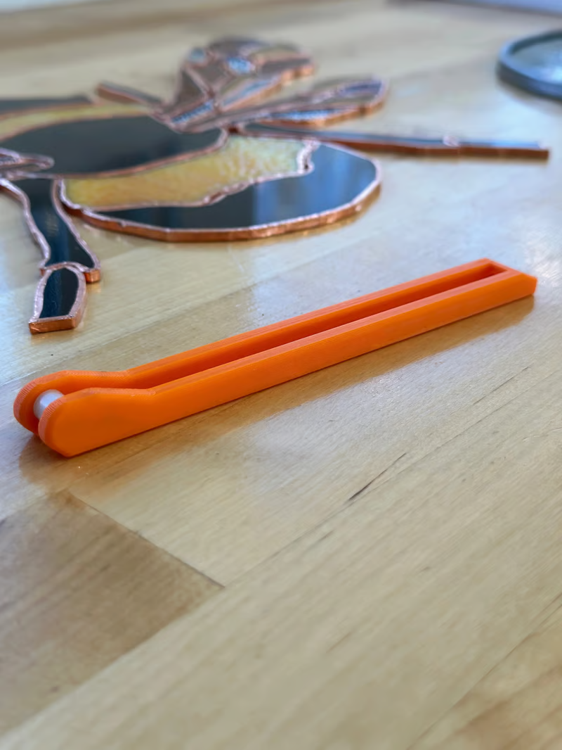 🔥LAST DAY 50% OFF🔥Hand foiler 7/32" for stained glass copper foiling tool