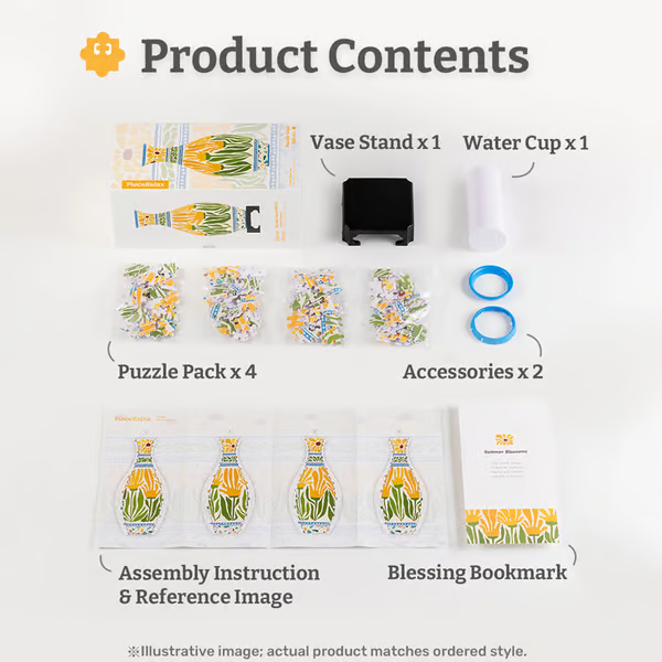 🎄Christmas Promotion 49% OFF🎄- 💐🧩✨3D Art Puzzle Vase $ 39.99  