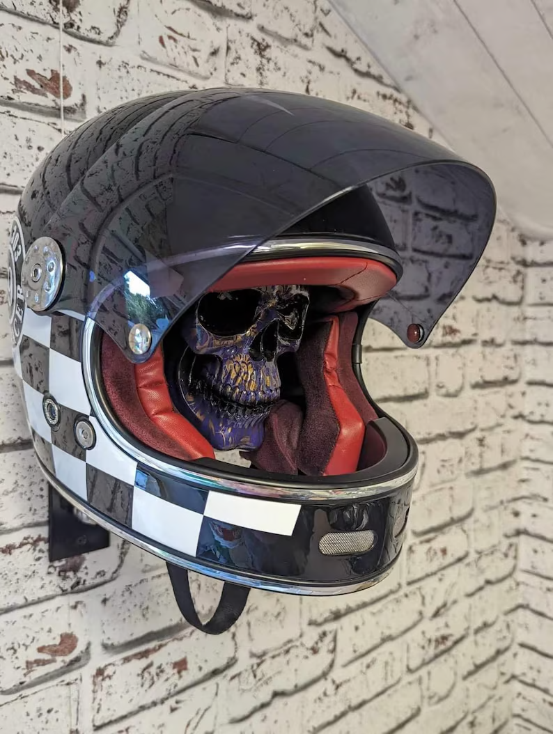 🔥LAST DAY SALE 50% OFF 🏴‍☠️Motorcycle helmet and jacket skull holder🎁BUY 2 FREE SHIPPING