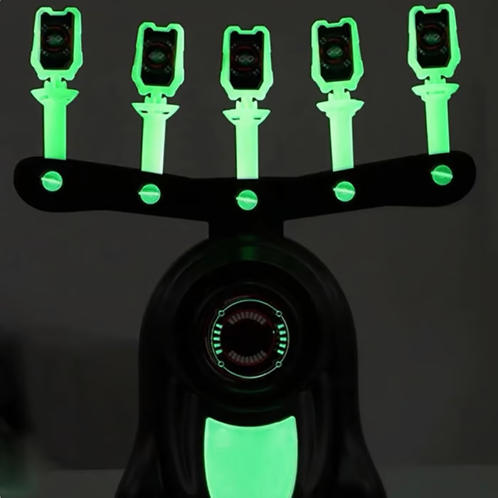 🎁Christmas Sale🎁Glow-in-the-Dark Shooting Target Practice Kids Shooting Toy Gun Set