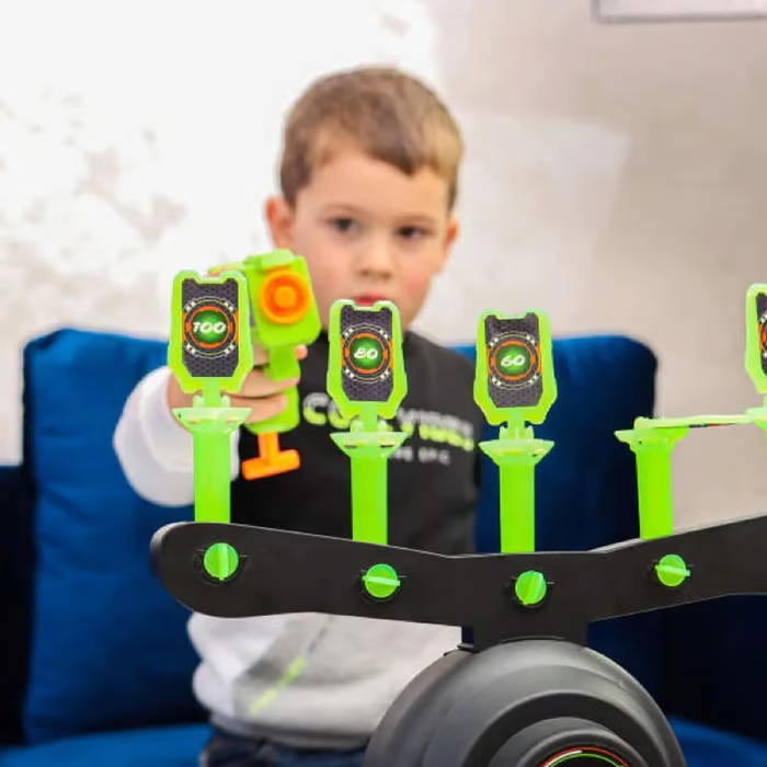 🎁Christmas Sale🎁Glow-in-the-Dark Shooting Target Practice Kids Shooting Toy Gun Set