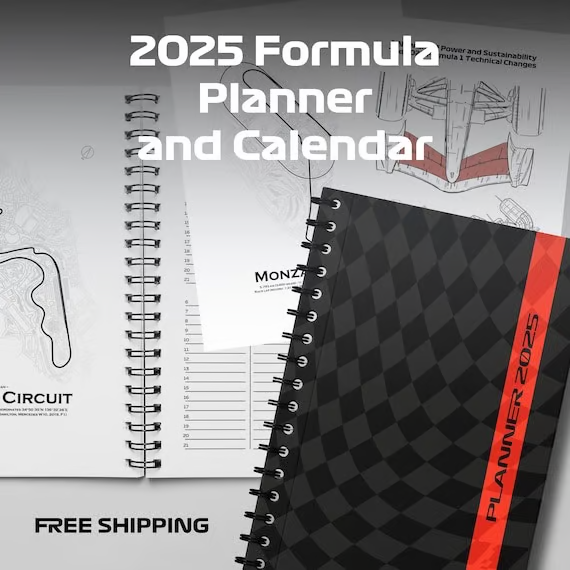 🔥Last 4 hours Sale: Save $15-🏎️2025 Formula Planner & Calendar🏁