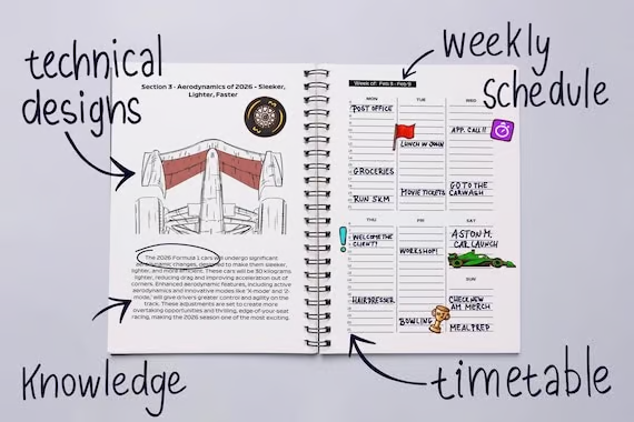 🔥Last 4 hours Sale: Save $15-🏎️2025 Formula Planner & Calendar🏁