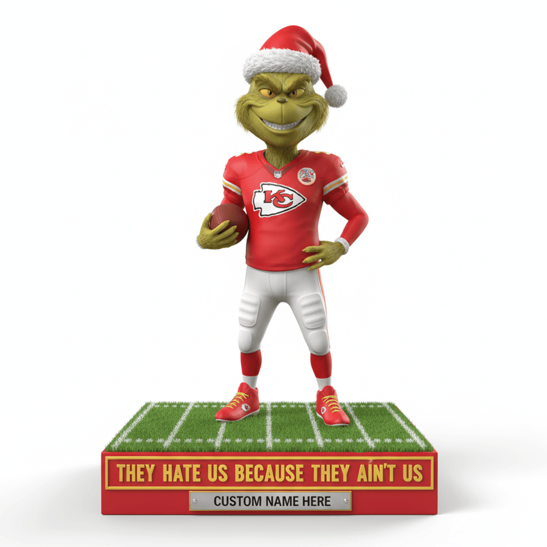 The Grinch x NFL teams – Christmas Acrylic Art Block