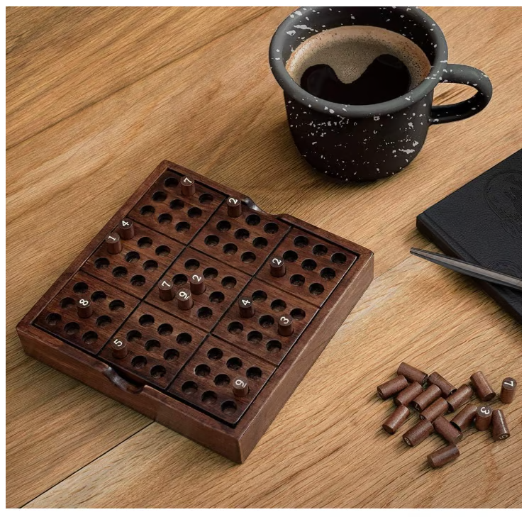 🔥Wooden Sudoku board game