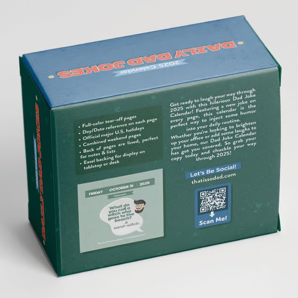 2025 Boss Funny Calendar Desk Calendar Stand Notepad Calendar