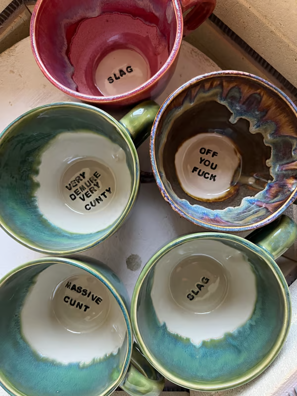 🏆LAST DAY SALE 50% OFF⏰Handmade Jumbo Lightning Sweary Mug