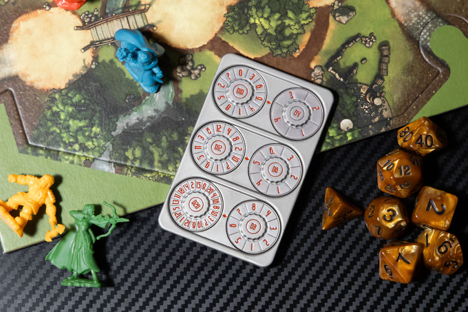 🔥LAST DAY 49% OFF - Portable Metal Spin-Dial Polyhedral Dice