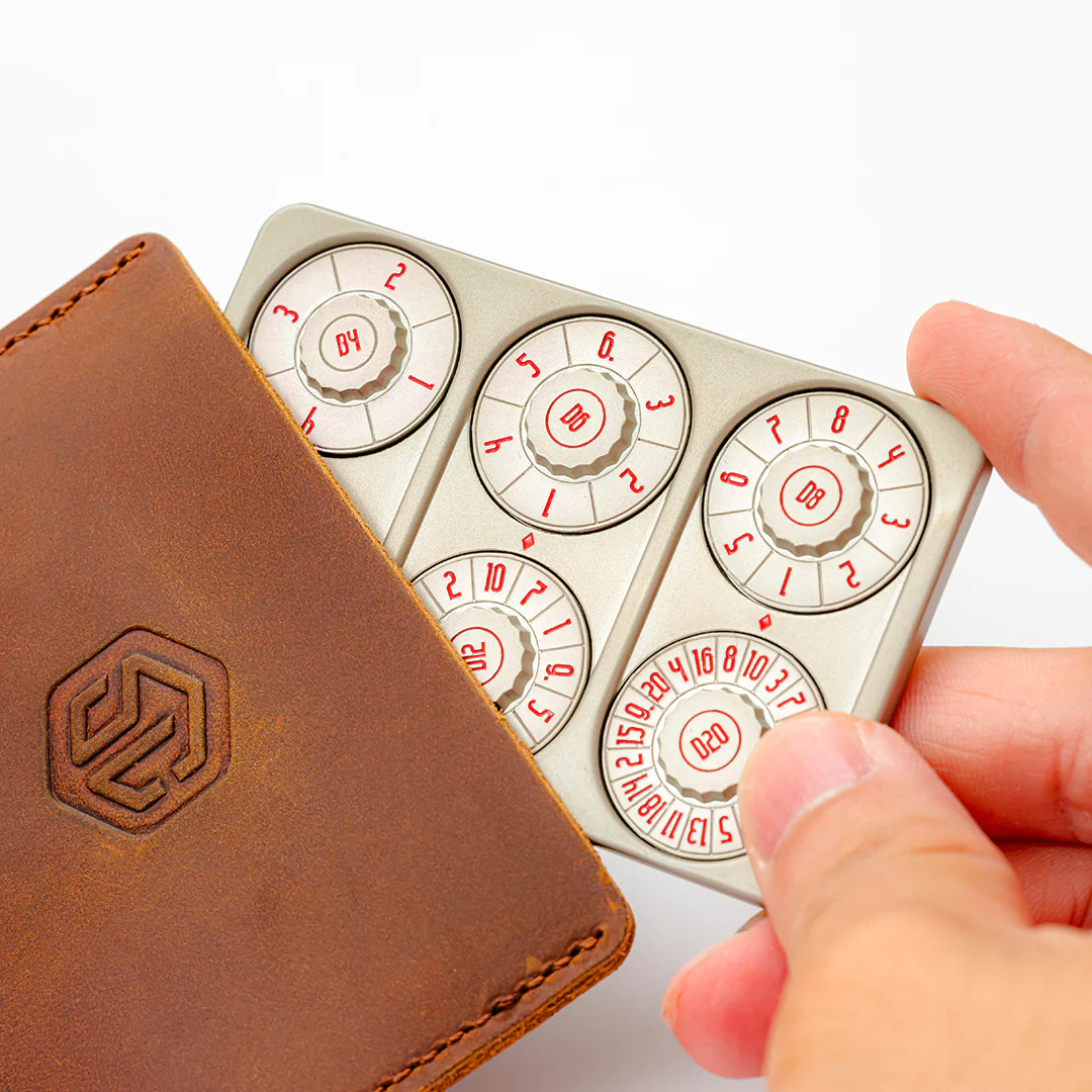 🔥LAST DAY 49% OFF - Portable Metal Spin-Dial Polyhedral Dice