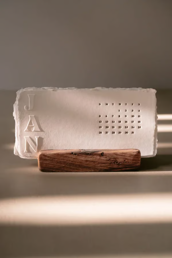 📃The 2025 Letterpress Calendar🎁