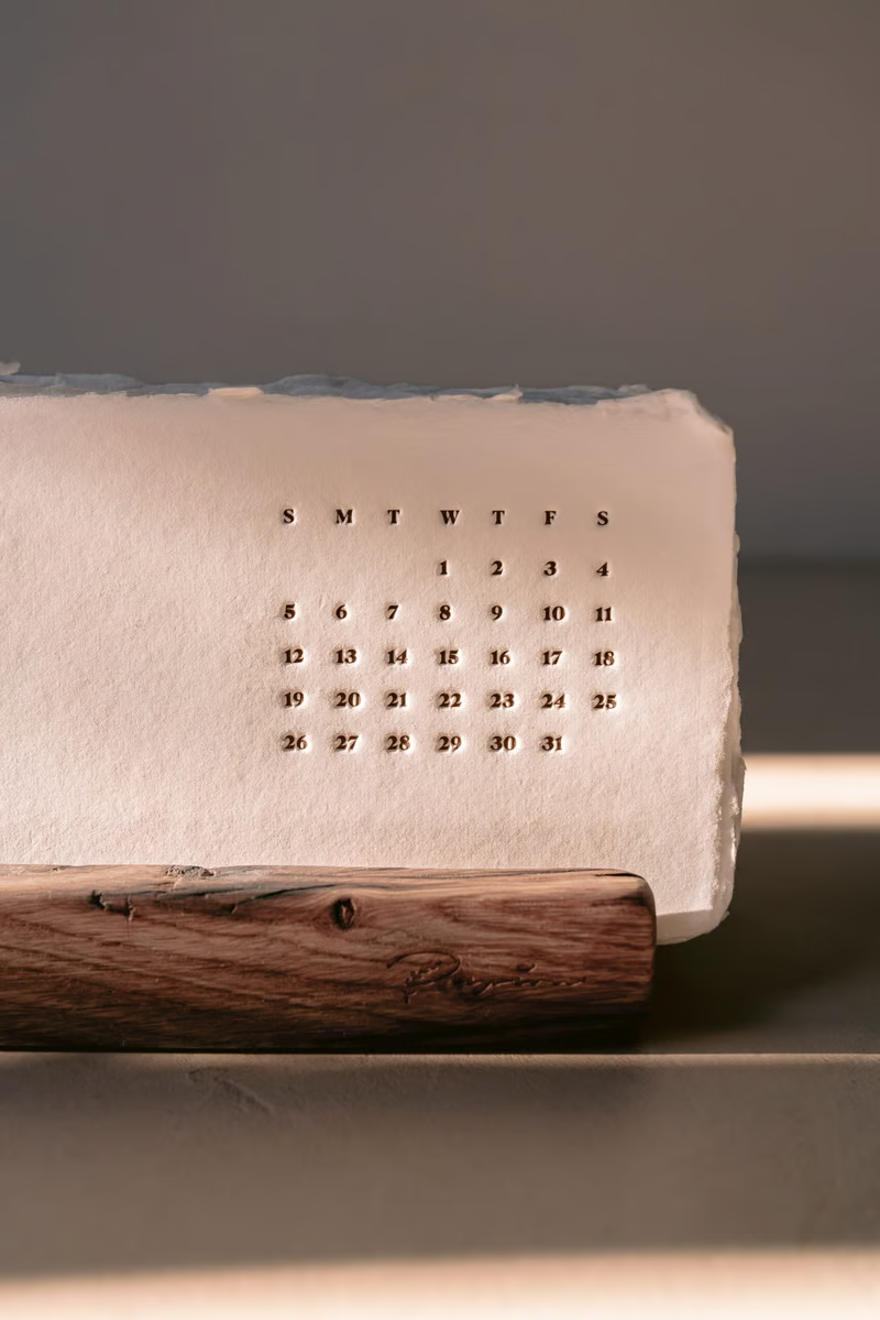 📃The 2025 Letterpress Calendar🎁