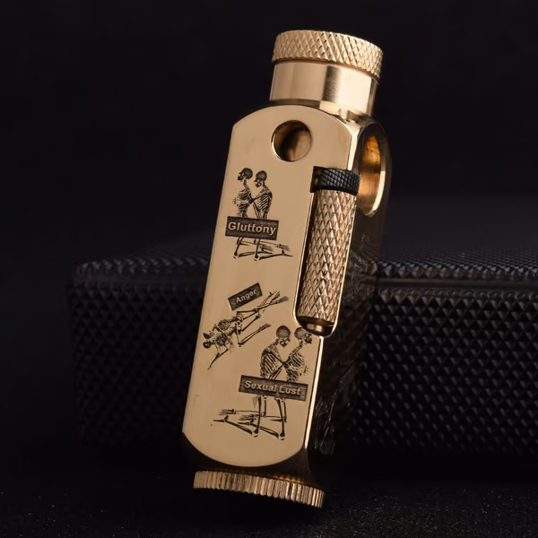 🔥Last 4 hours Sale: Save 50% -Vintage Brass Kerosene Lighter