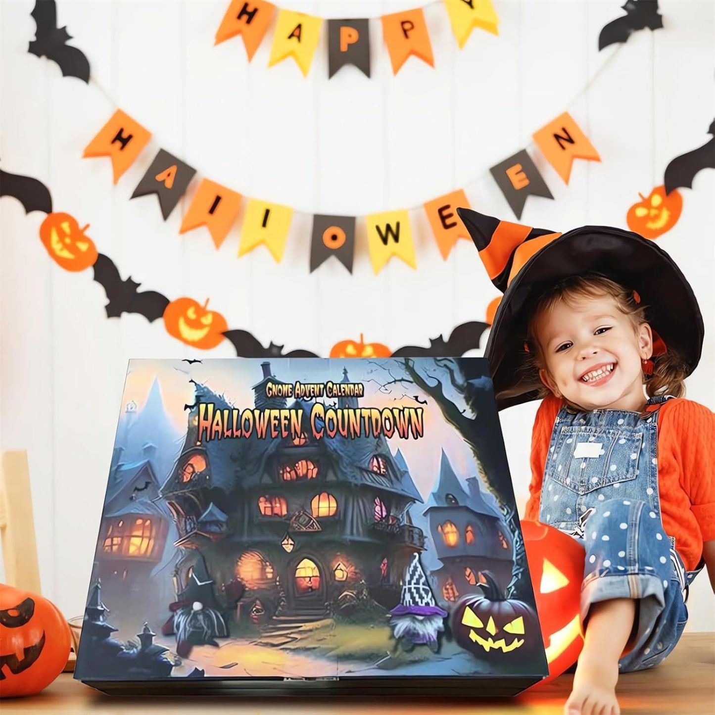 🎃Early Halloween Sale👻2024 Halloween Gnome Puzzle Countdown Calendar