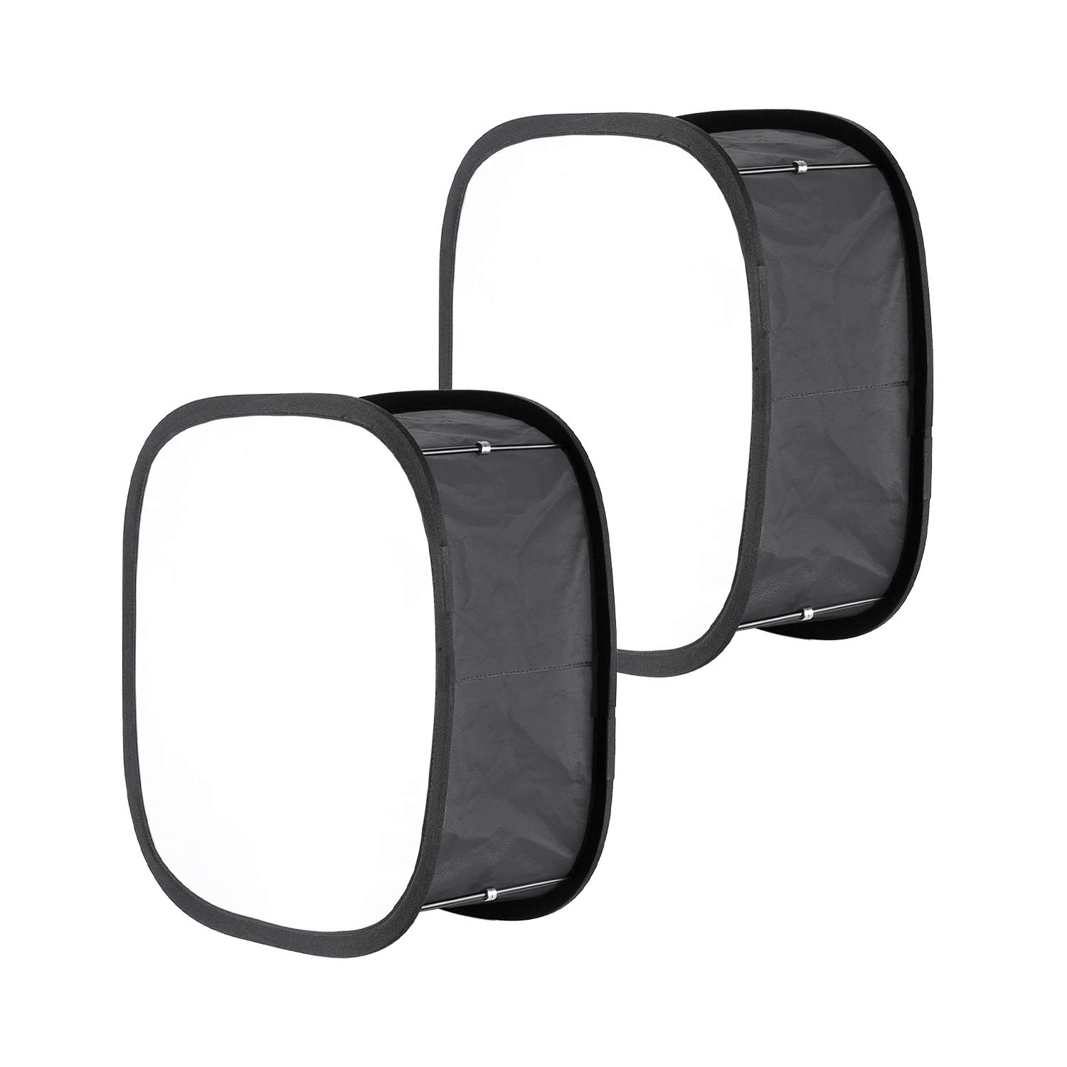 2 Packs LED Light Panel Softbox for 660 LED Panel: 9.25x9.25 inches Opening, Foldable Light Diffuser with Strap Attachment and Carrying Bag for Photo Studio Shooting Portrait Photography-OXIMETERBUY