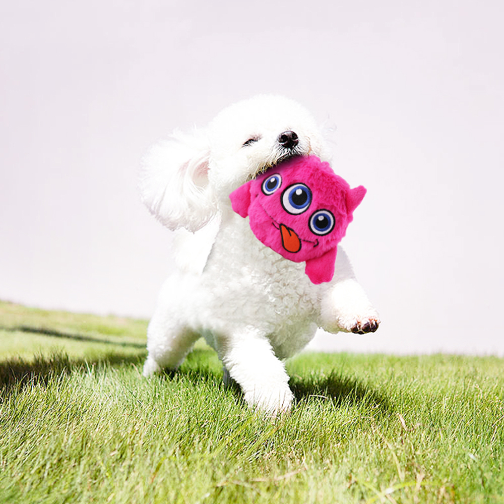 Interactive Dog Toys - Pink Monster