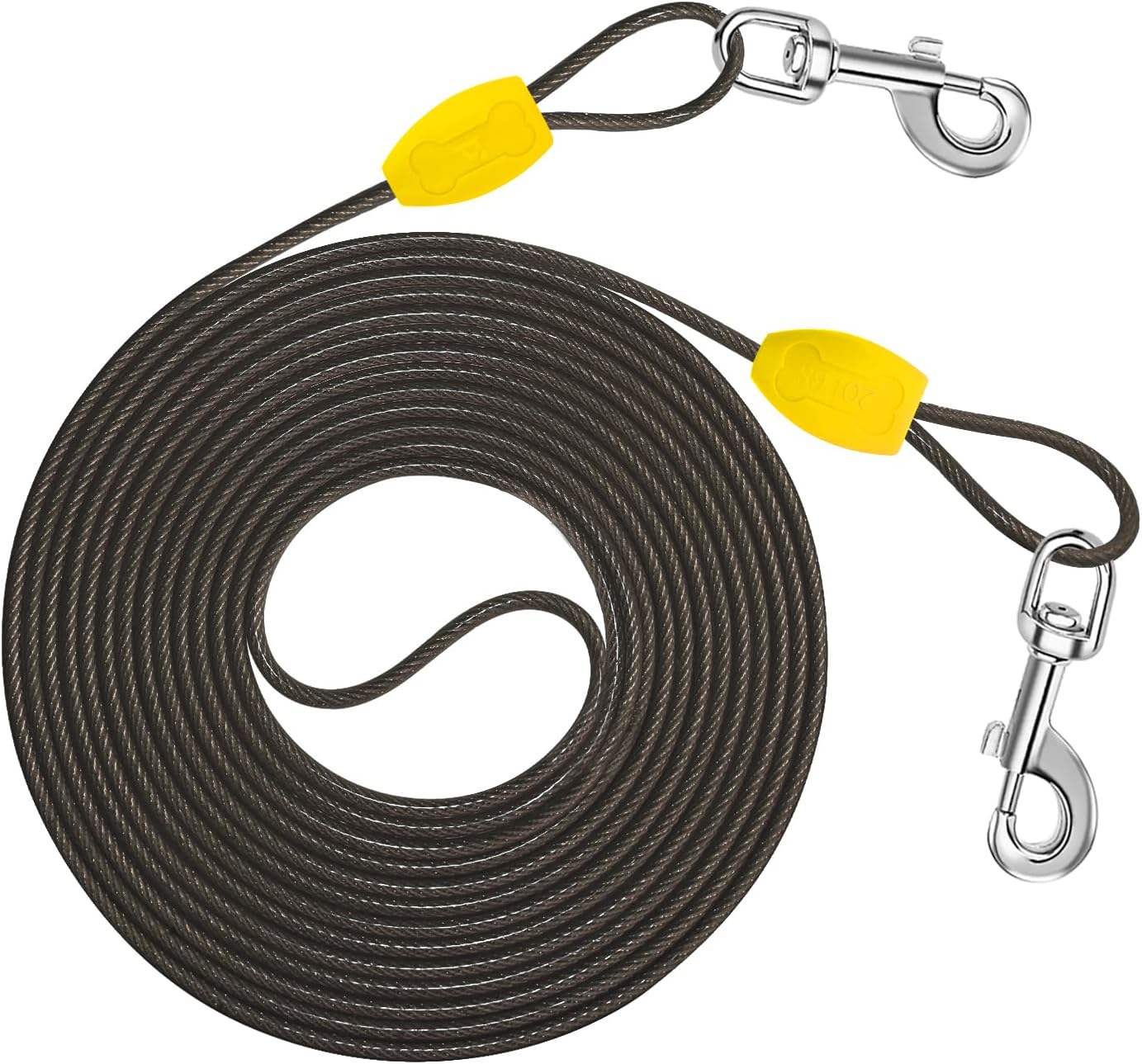 Dog Tie-out Cables - Black