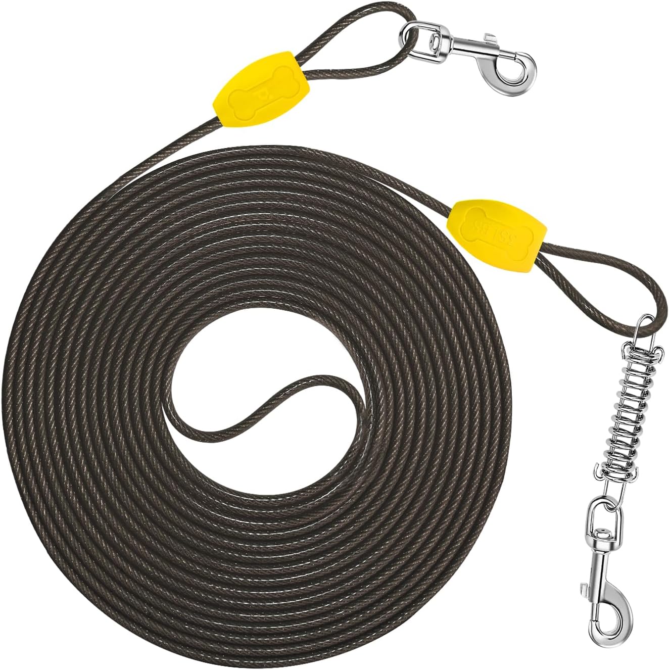 Dog Tie-out Cables - Black