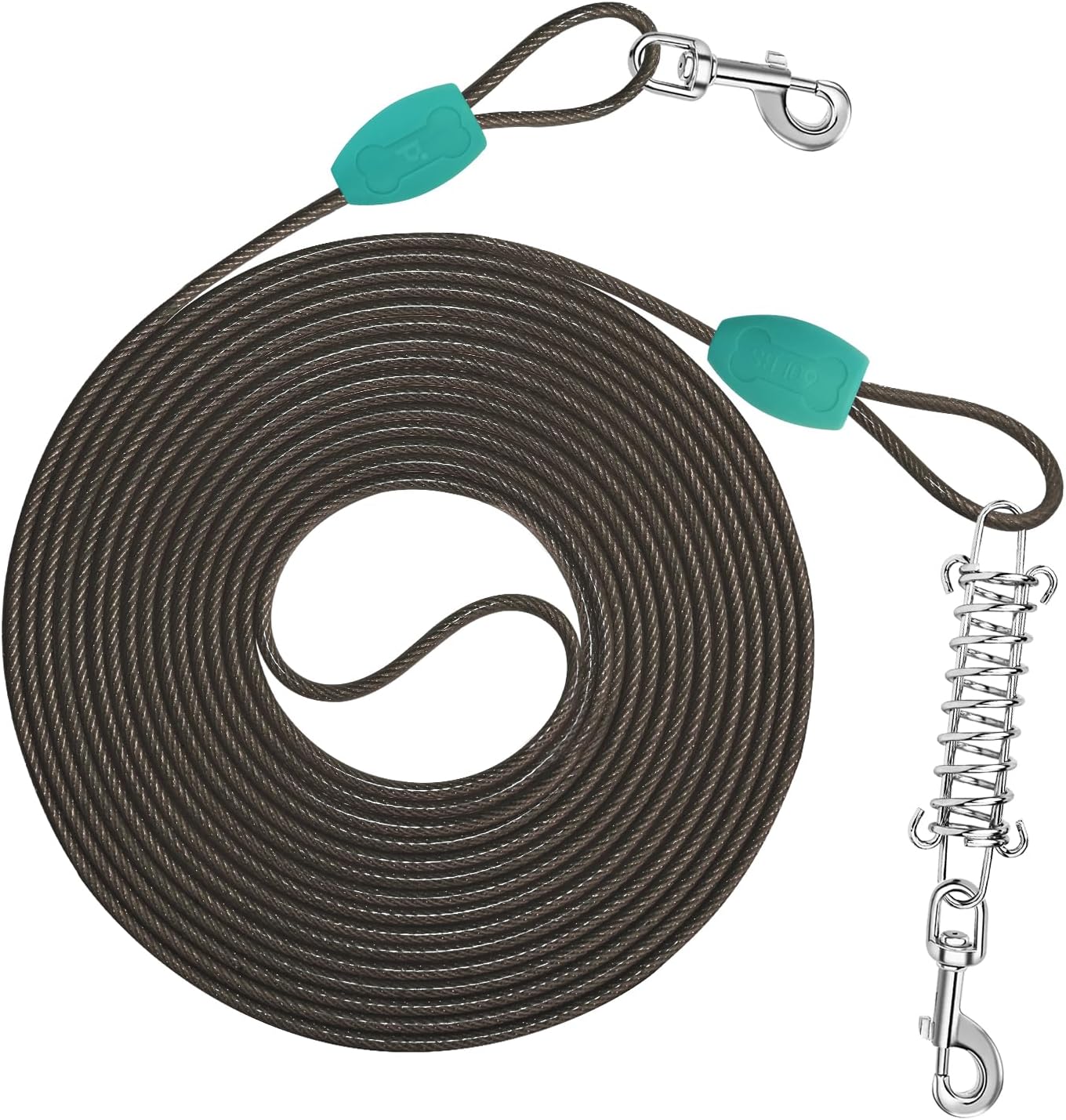 Dog Tie-out Cables - Black