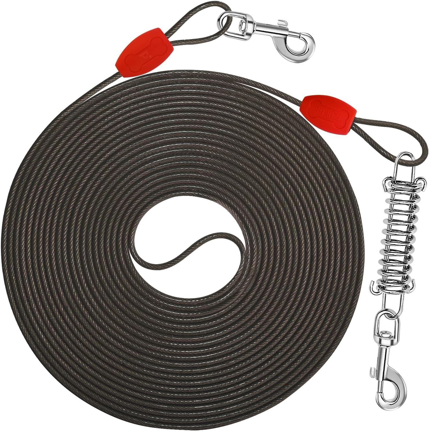 Dog Tie-out Cables - Black