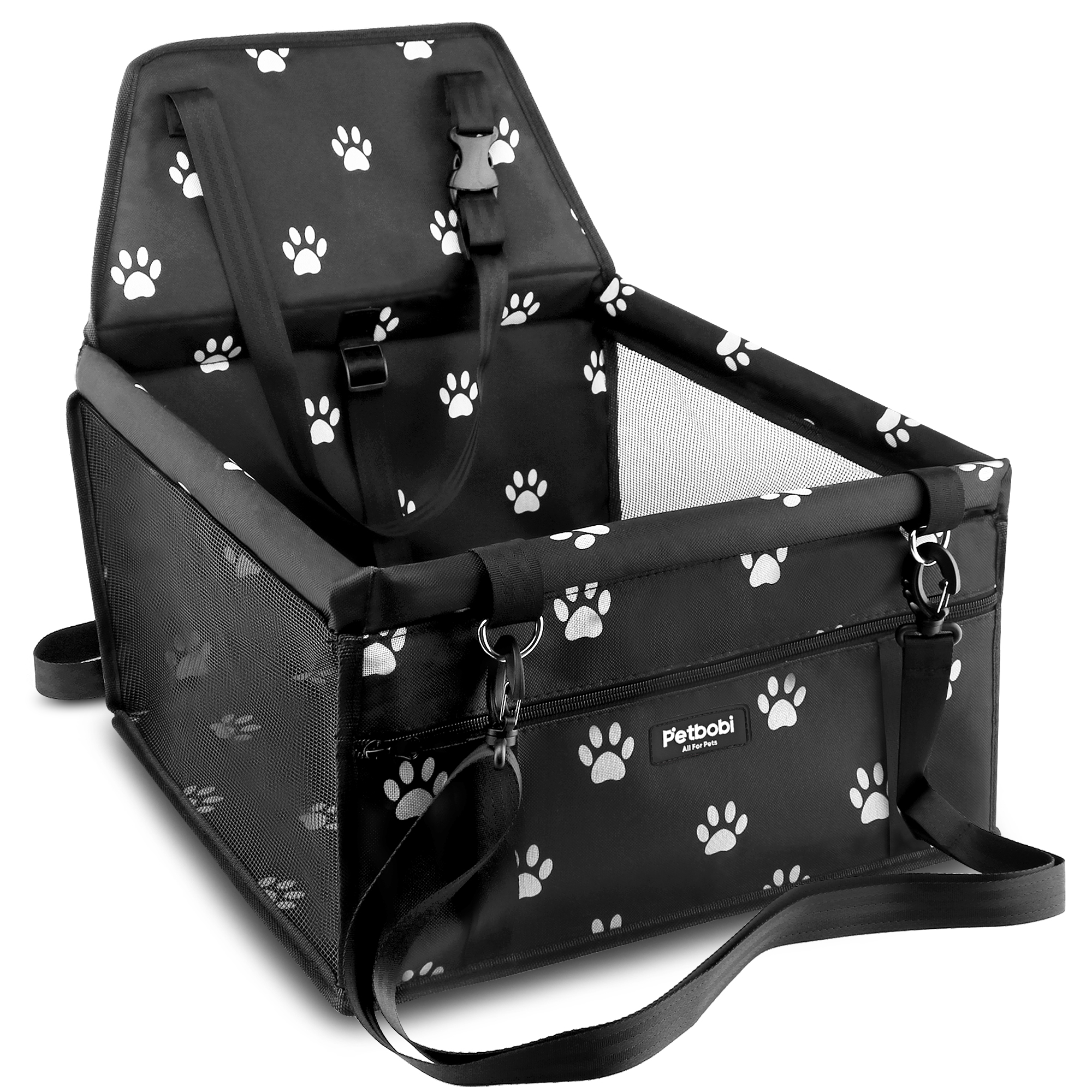 Petbobi Dog Car Seat for Small Dogs and Cats up to 15 lbs, Portable Booster