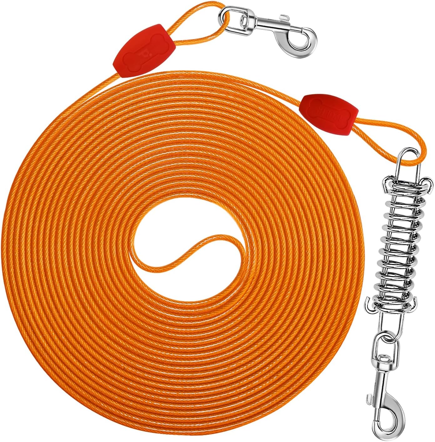 Dog Tie-out Cables - Orange
