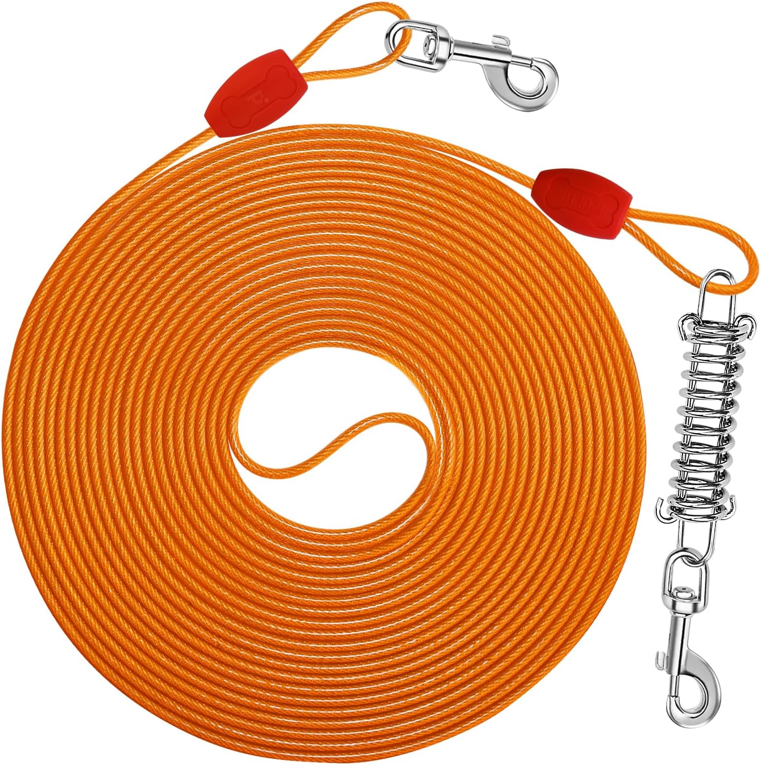 Dog Tie-out Cables - Orange