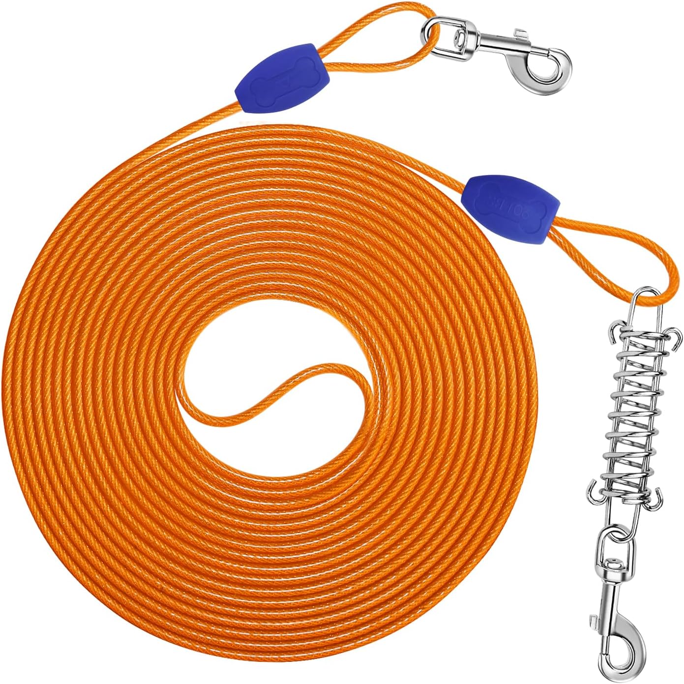Dog Tie-out Cables - Orange