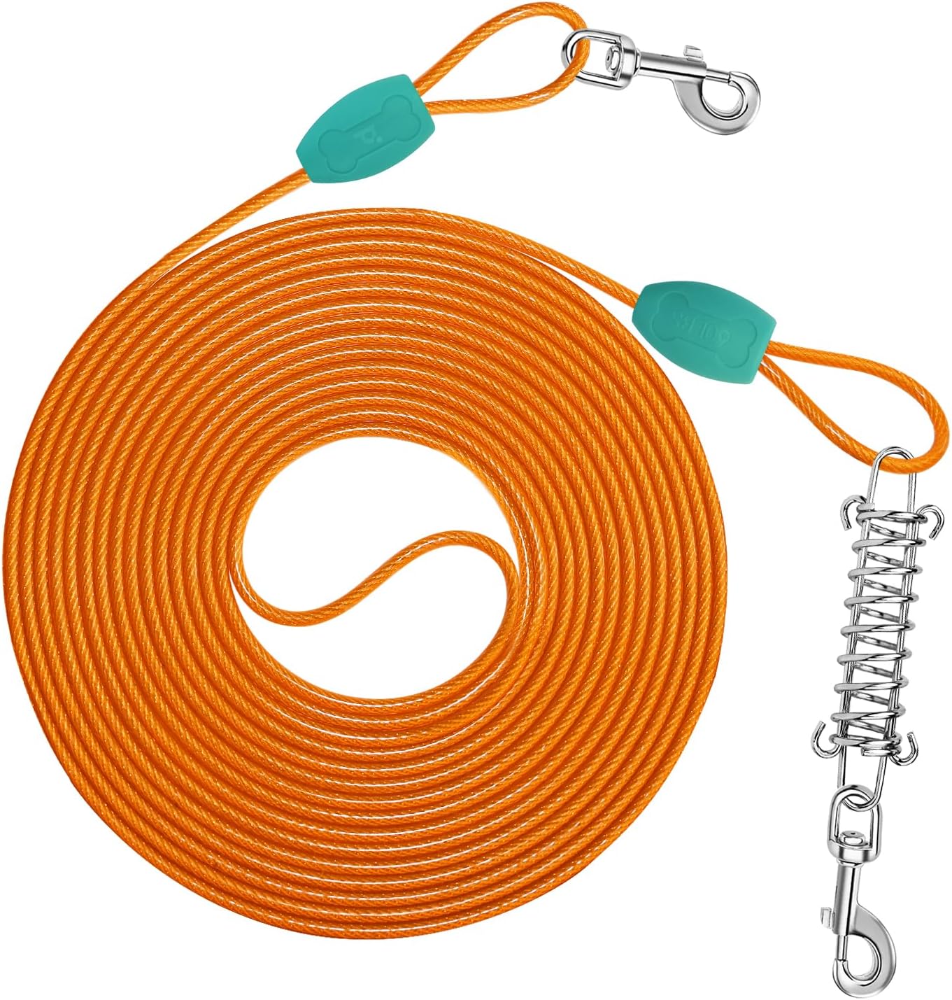 Dog Tie-out Cables - Orange