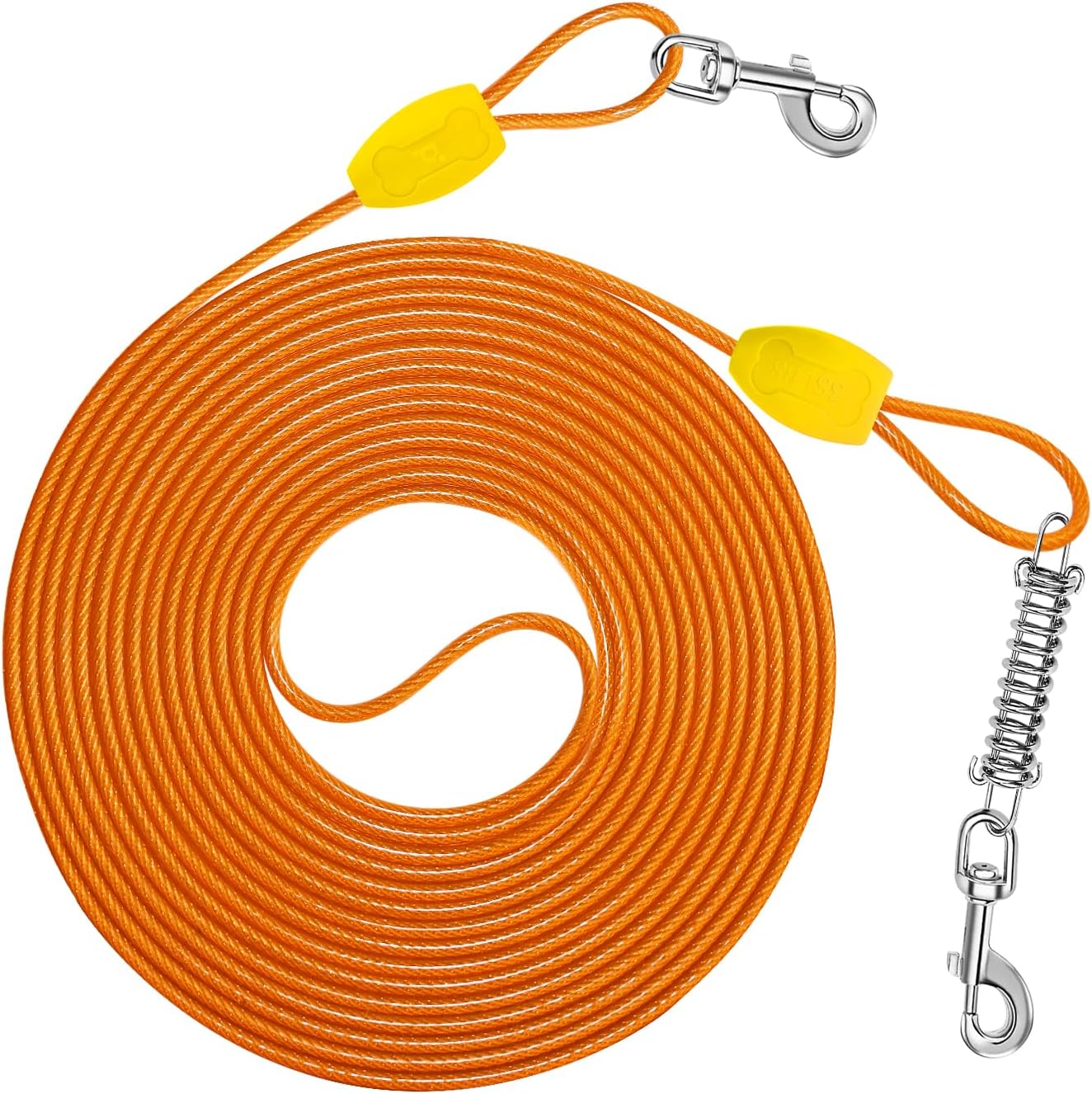 Dog Tie-out Cables - Orange