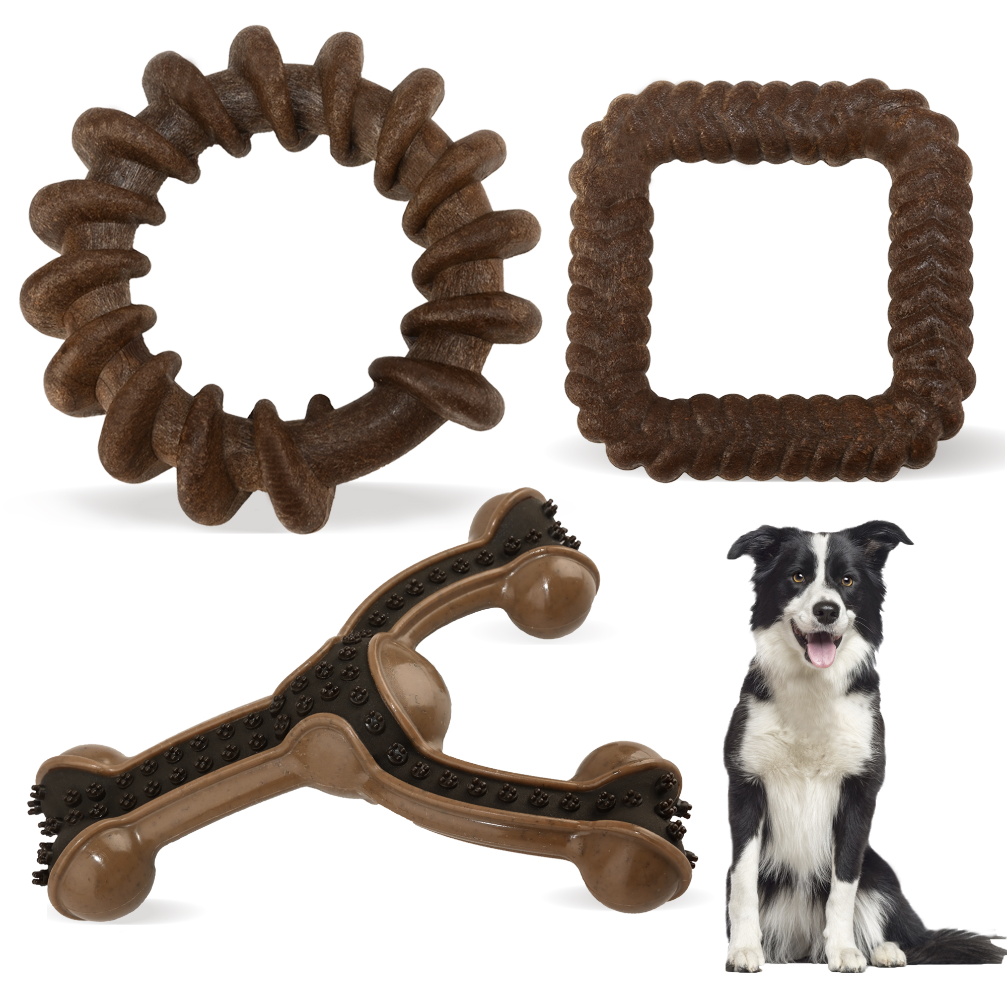 Dog Chew Stick Toy - Wishbone & Stick Bone