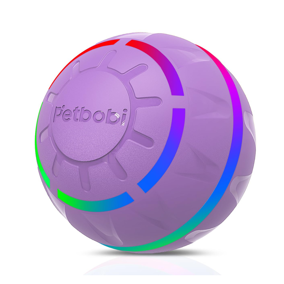 Rechargeable Moving Ball with LED Flash Light