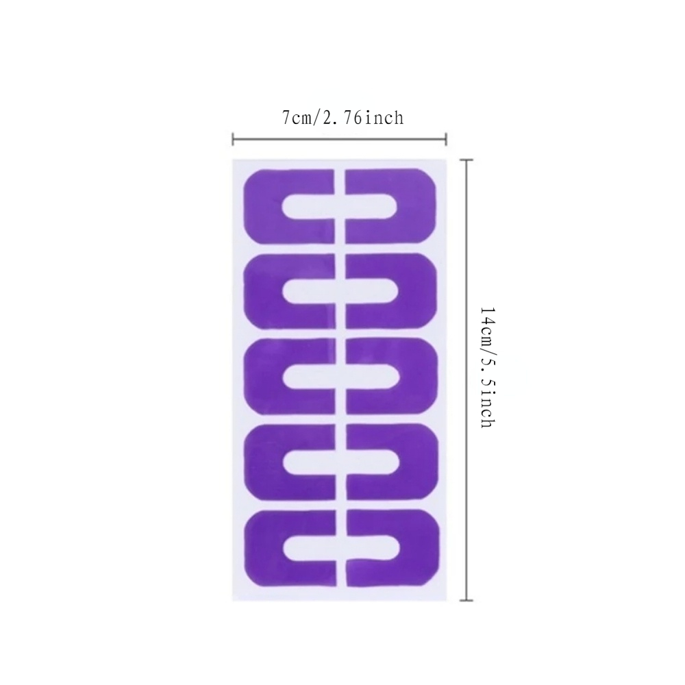 Flawless Finish! U-Shaped Nail Polish Protector Stickers – No-Mess, Easy Cleanup for Perfect DIY Nails