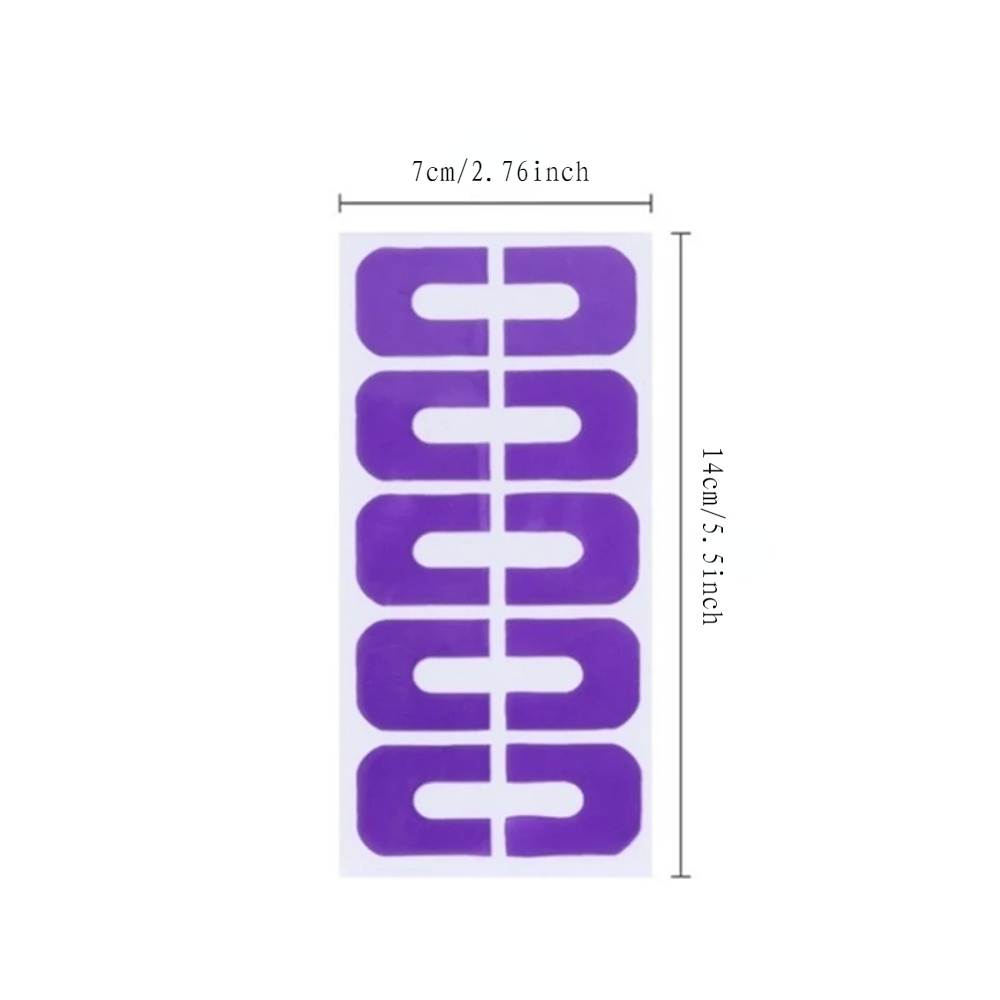 Flawless Finish! U-Shaped Nail Polish Protector Stickers – No-Mess, Easy Cleanup for Perfect DIY Nails