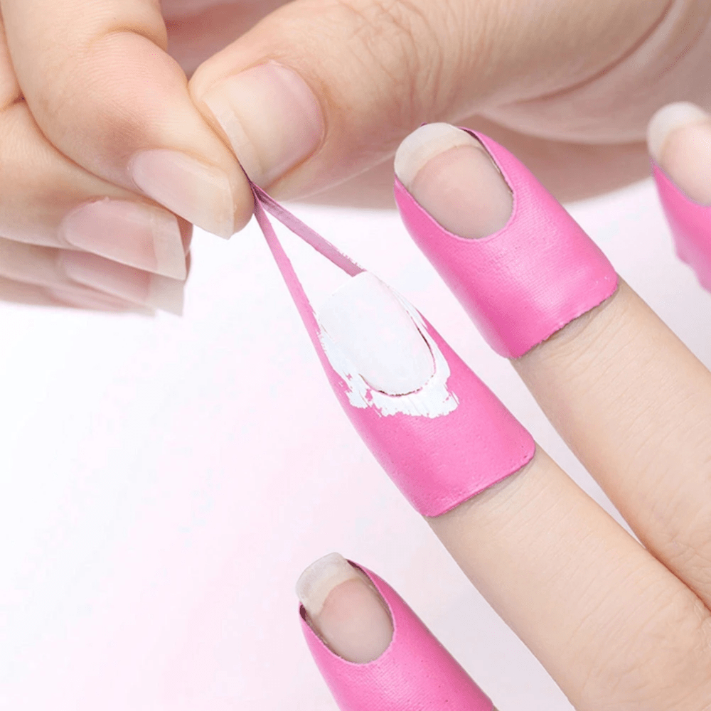 Flawless Finish! U-Shaped Nail Polish Protector Stickers – No-Mess, Easy Cleanup for Perfect DIY Nails