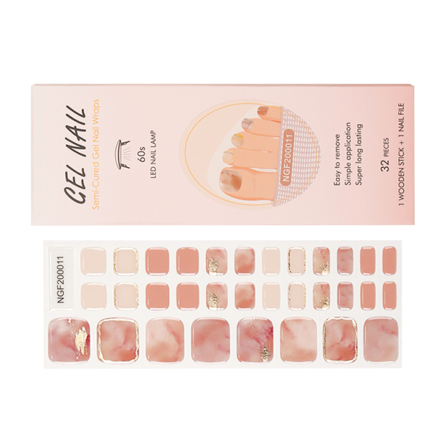 Pink gold foil