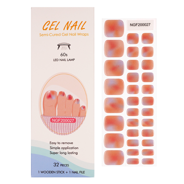 Orange glitter