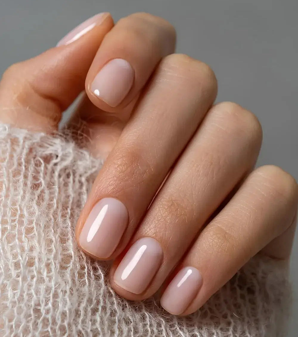 Matte White Gel Nail Wraps – Sleek and Sophisticated