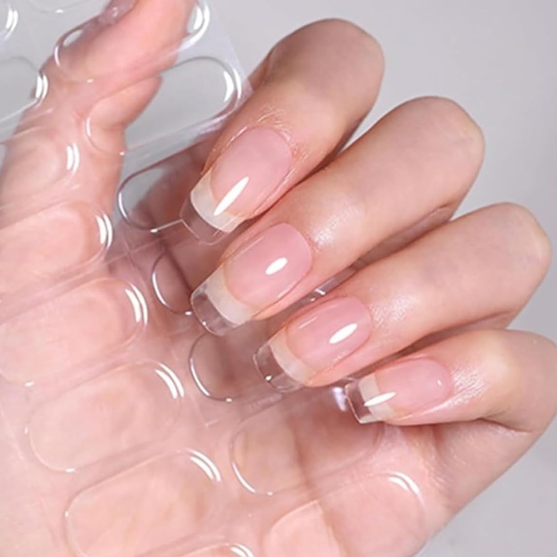 Transparent Gel Nail Wraps – Minimalist Beauty Made Simple