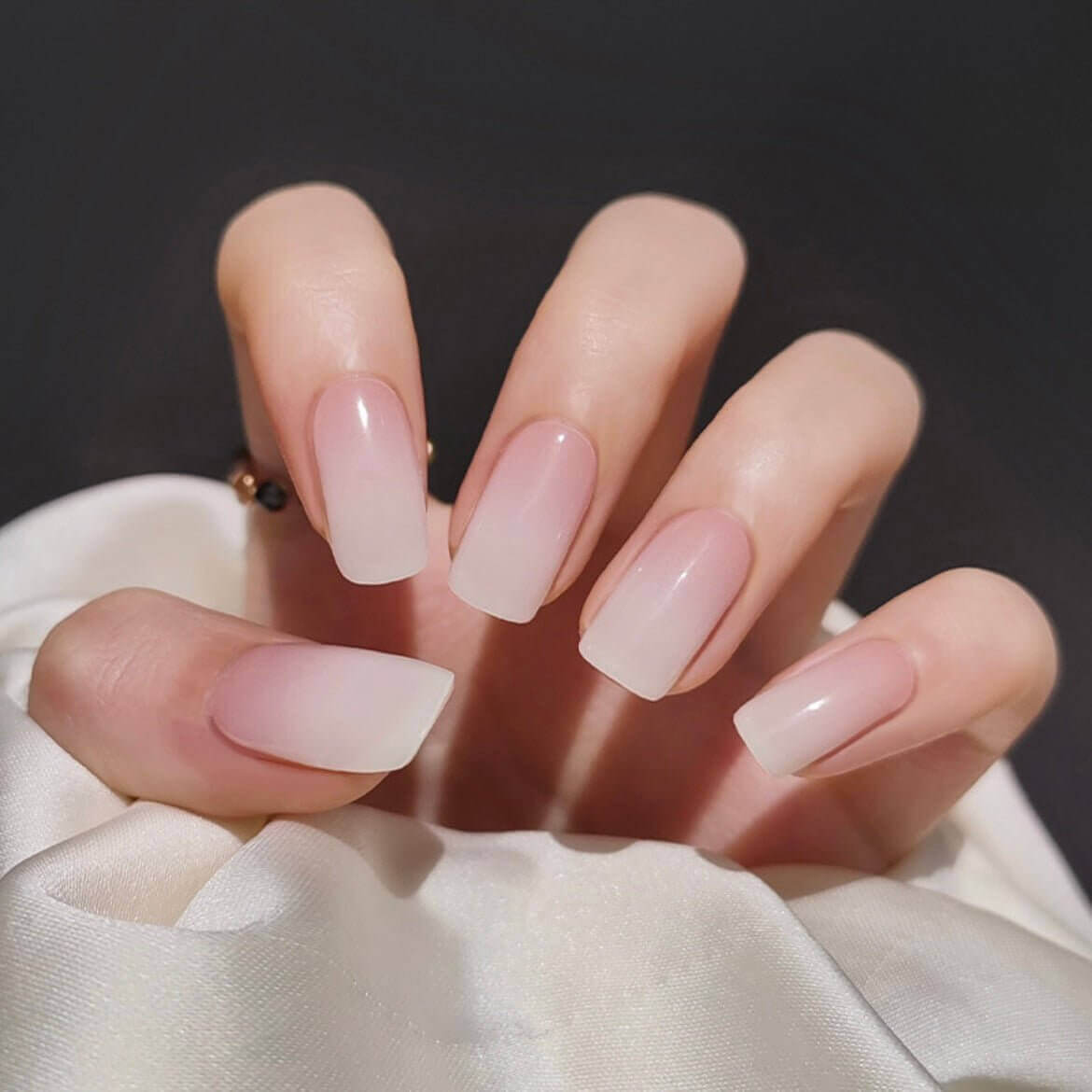 WESSINY NUDE GRADIENT SEMICURED UV GEL NAIL STICKERS KIT【BUY ANY 2 NAIL KITS GET FREE UV LAMP】- NG200142