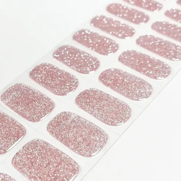 Rose Glitter Gel Nail Wraps – A Glamorous Touch for Your Nails