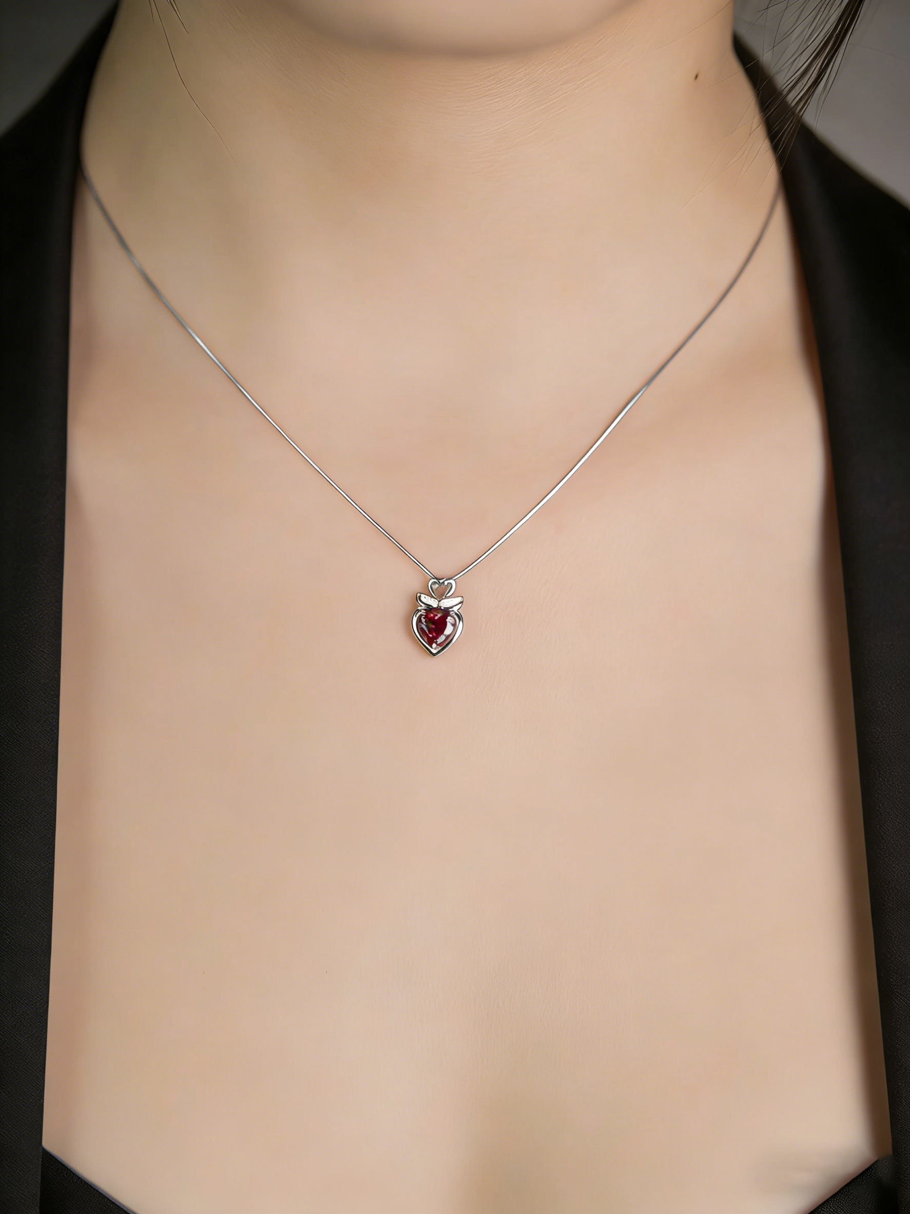 18K Rose Gold "Lifetime 520" Series - Lifelong Companion Necklace Set RY20046