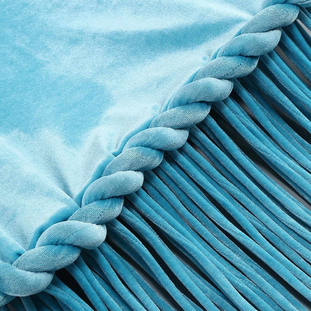 Royal Blue Sequin Mermaid Evening Gown with Beaded Details