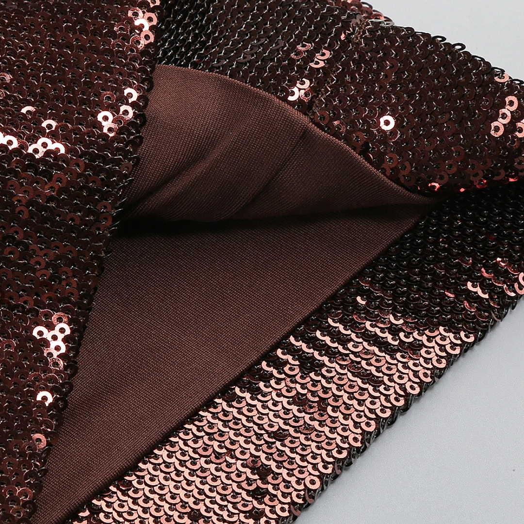 Floor-Length Black Satin Evening Gown with Crystal-Embellished Sweetheart Neckline